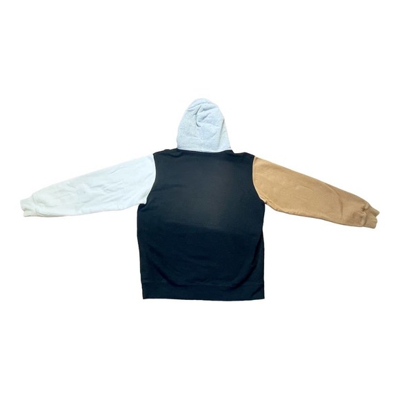 SOLD Supreme SS19 Colorblocked Hooded Sweatshirt Size XL - Picture 3 of 7
